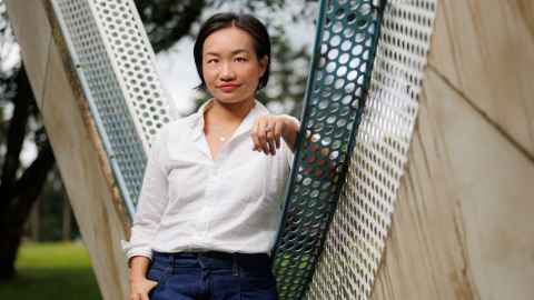 University alumna Dr Susan Chen, who created the co:grow & Chen scholarship, is pictured on campus.