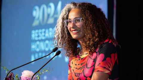 Selina Tusitala Marsh at the Royal Society Research Honours Awards, 2024