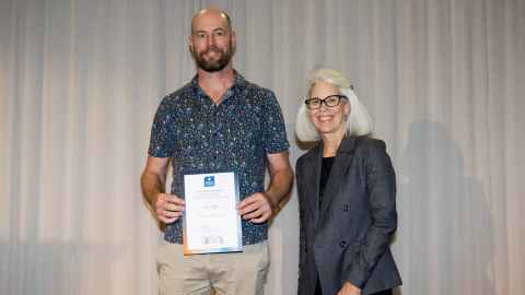 Paul Caiger was the recipient of the Health, Safety and Well-being Award. 