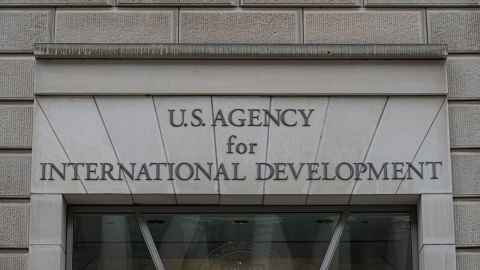 Building marked US Agency for International Development 