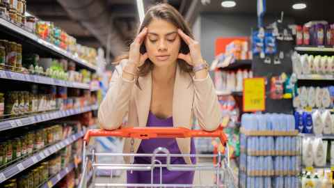 istock woman shopping