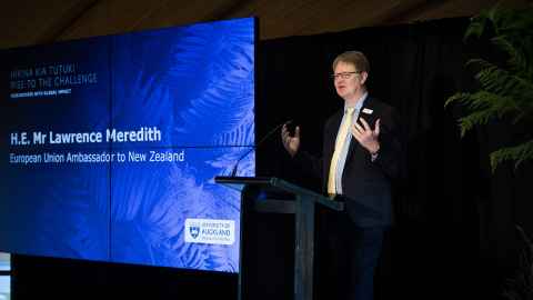  European Union ambassador to New Zealand, His Excellency Lawrence Meredith
