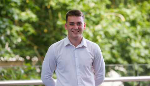 Bachelor of Laws (Honours) and Bachelor of Commerce student Daniel Stockton.