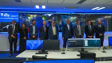 Part of the Saudi delegation with Professor Frank Bloomfield and Hon Todd McLay.