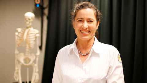 Professor Patria Hume at the University.