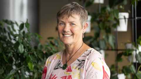 Professor Christine Woods, the Theresa Gattung Chair for Women in Entrepreneurship.