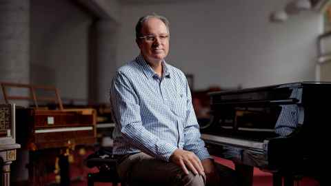 Professor David Lines at the School of Music