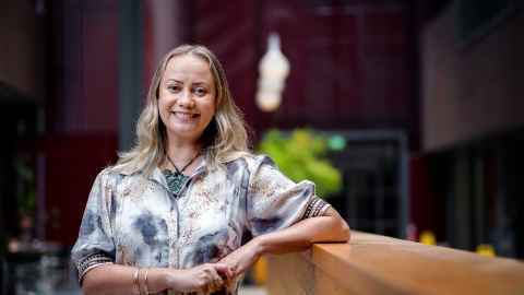 Associate Dean Māori, Dr Jade Le Grice (Faculty of Science) will be chairing two panel discussions at the 2025 Pūtaiao Symposium in Whangārei. Photo: Chris Loufte