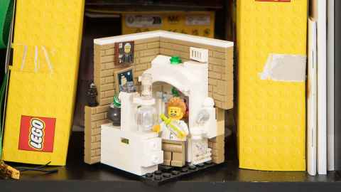 Lego model of chemistry lab