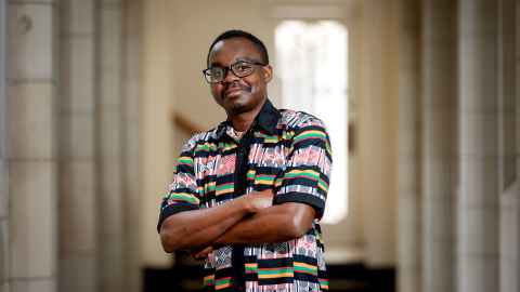 PhD student Mateo Chitha.