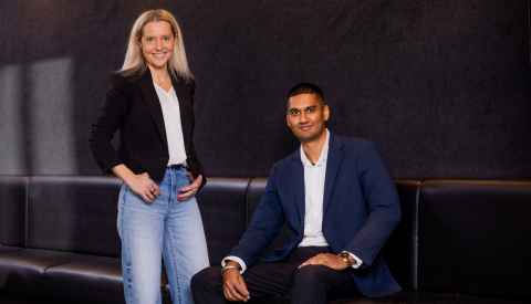 Dr Anna Brooks and Rohan Botica.