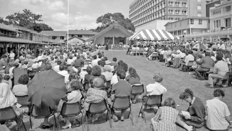 Waipapa Marae opening in 1988