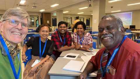 Image of Sainimere Boladuadua team from Fiji Ministry of Health, Cure Kids and University of Auckland