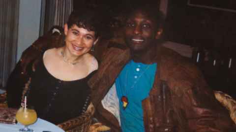 Image of Hiria and Bluey.