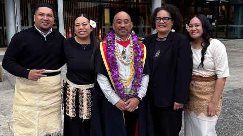 Image of Vili Nosa and family