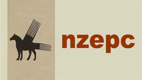 Artwork by Richard Killeen next to red text reading nzepc Artwork by Richard Killeen next to red text reading nzepc