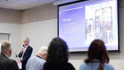 Deputy Vice-Chancellor Research and Innovation, Professor Frank Bloomfield.