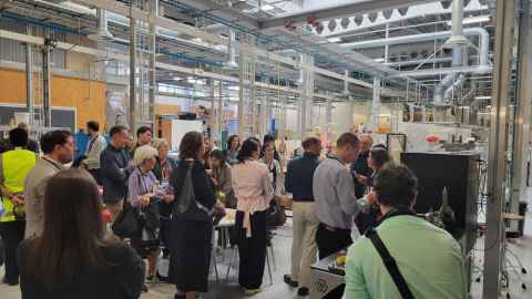 Visitors went behind the scenes at the Newmarket Innovation Precinct showcase.