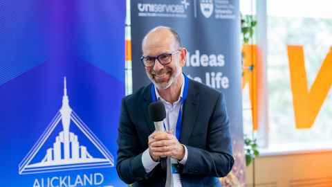 Dr Greg Murison, UniServices CEO and the University’s Pro-Vice Chancellor Innovation and Enterprise.