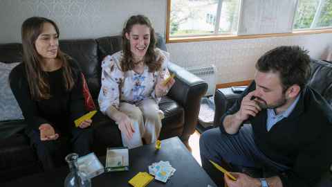 Raphaella Rae, Phoebe Wilson and Ryan Semmens