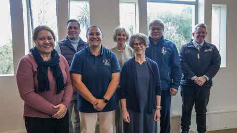 Academics and principals at UE Success Plan hui in June