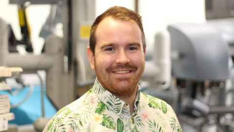 Dr James McKeage is testing a device that patients could use to receive cancer treatments in their own homes.