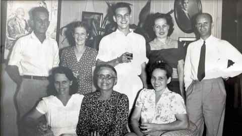 The family of Michael Davis in 1944 in Fiji