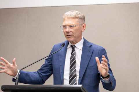 Minister Paul Goldsmith says it was great to see the transformation from how the building was in his day. 