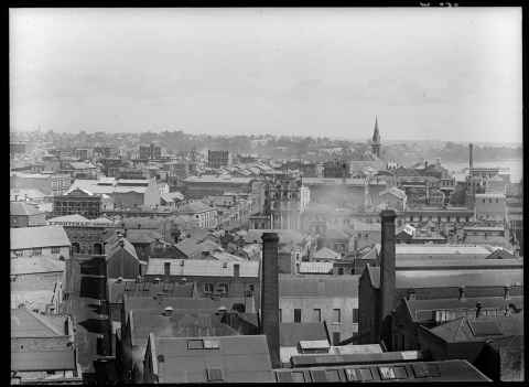 archival photo of Auckland Central, 1902