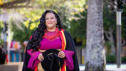 Image of Dr Linda Palavi on graduation day