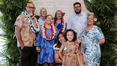 Community leader Rose Lamont (Sāmoa), head of the Pacific People’s Health Advisory Group, 
