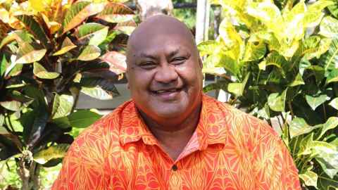 Image of SPREP Director General Sefanaia Nawadra