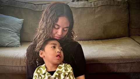 Image of Angel-Lyla and son Aj.