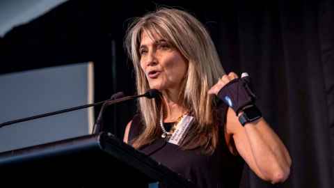 Associate Professor Maria Armoudian has partnered with Newsroom to launch the new Planetary Solutions platform. Photo: Royal Society.