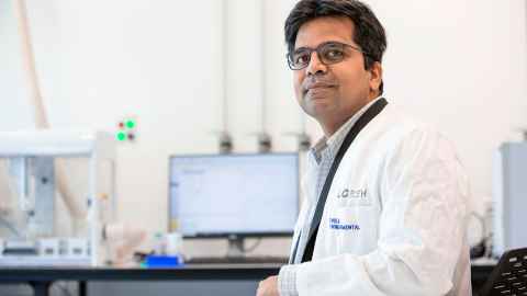 Dr Lokesh Padhye sees harakeke as a promising material  