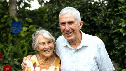 Hazel Kerr and husband Dr Alan Kerr, named the 2026 Ryman Healthcare New Zealender's of the Year. Photo: Kiwibank NZer of the Year