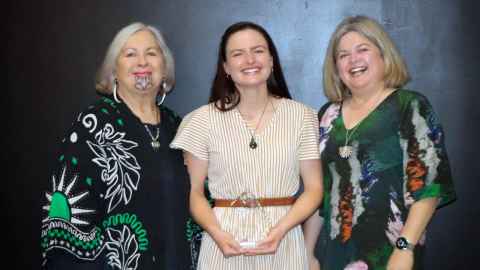 Tess Moeke-Maxwell, Eillish Satchell and Natalie Anderson