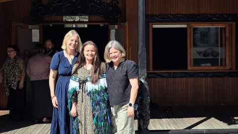 Image of Eillish Satchell with Merryn Gott and Natalie Anderson