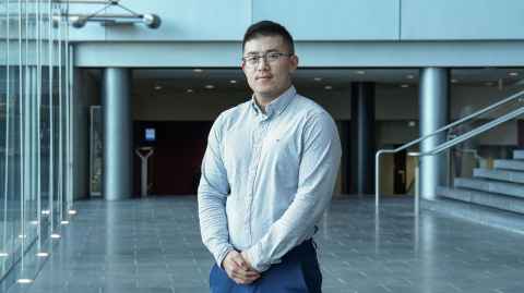 Xiaoliang Niu, docotoral candidate. Photo: William Chea