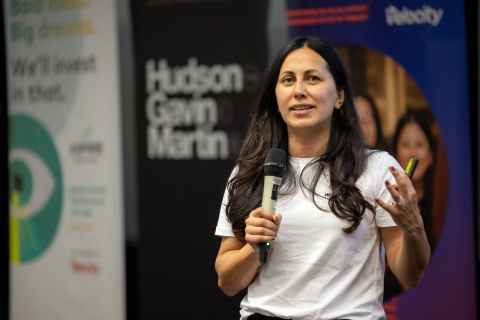 2026 Velocity Ideas Challenge Keynote speaker, Zarina Alexander, co-founder and CEO of Neocrete