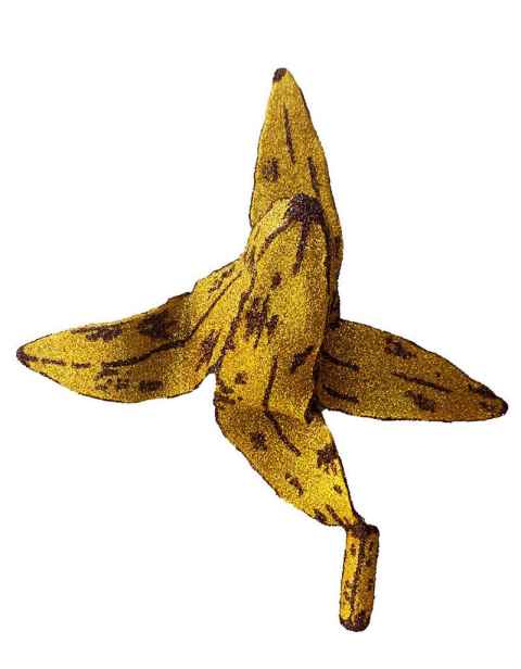  Brittany Walker Smith titled 'Slip, Slip' (Upright), acrylic and glitter on foam clay (2024). 