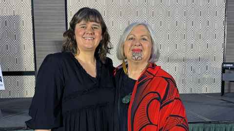 Image of Gemma Aburn and Tess Moeke-Maxwell