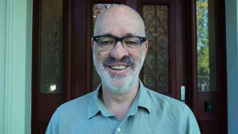 Professor Andrew Barrie says 100 tonnes of waste come from an average demolished house. Photo: Rose Davis.