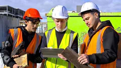 Dr Gary Raftery says construction wood waste is a challenging issue in New Zealand.