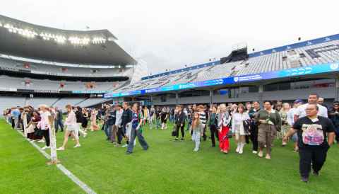 GUiNZ participants at Eden Park.