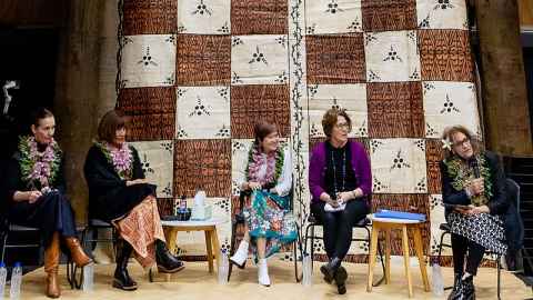 Image of Judith McCool, Kara Okesene-Gafa, Ai Ling Tan, Bev Lawton and Audrey Aumua