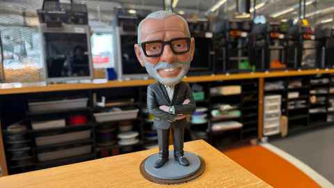 Bobblehead on the table at CIE
