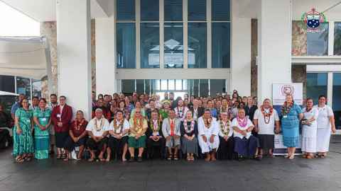 Group shot of participants from inaugural Precision Medicine Conference for Polynesian Peoples.