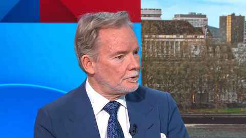 Sir Crawford Falconer: “In the big picture, international trade is expanding, despite it all, which is quite extraordinary.”
