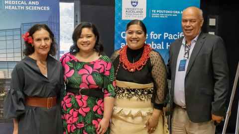 Image of Judith McCool, Roannie Ng Shiu, Nalei Taufa and Sir Collin Tukuitonga